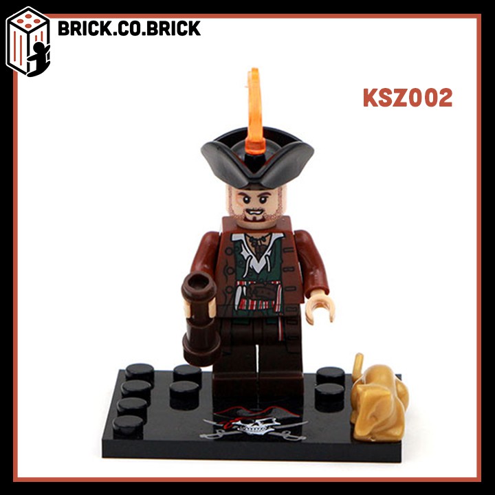 KSZ518 (CÓ SẴN) - Đồ chơi lắp ráp minifigure và non lego mô hình cướp biển Pirates of The Caribbean kèm phụ kiện chất.