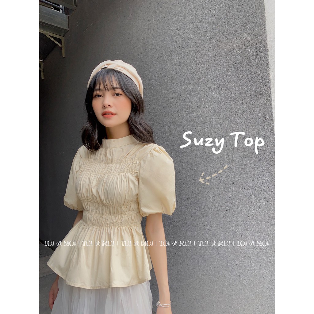 ÁO SƠ MI THÂN CHUN SUZY TOP_100%ẢNH THẬT