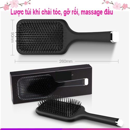 Lược Gỡ Rối, Mát Xa Đầu Tiện Dụng Siêu Xịn GHD