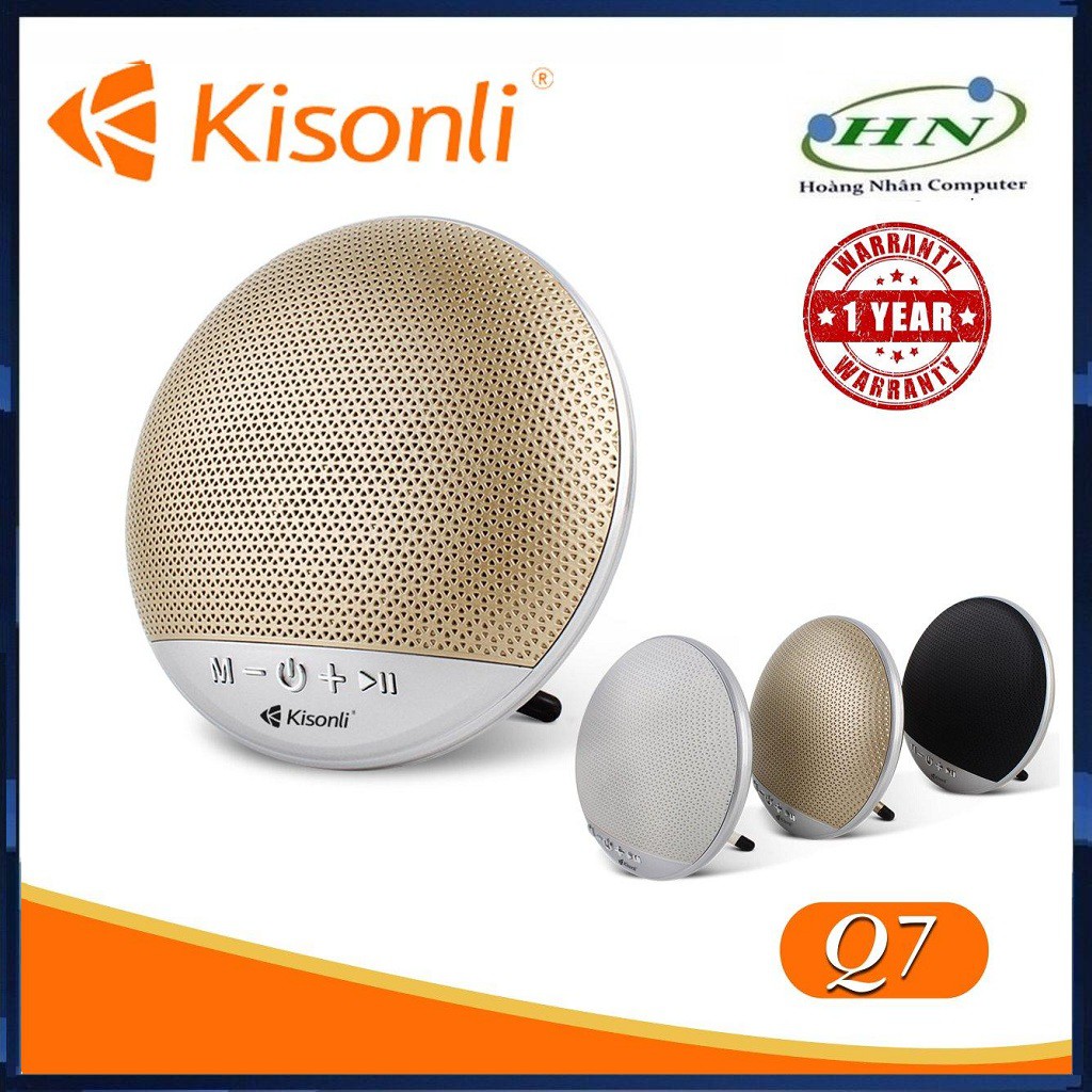 Loa Bluetooth Mini Kisonli Q7 ( Màu Ngẫu Nhiên) - HÀNG CHÍNH HÃNG