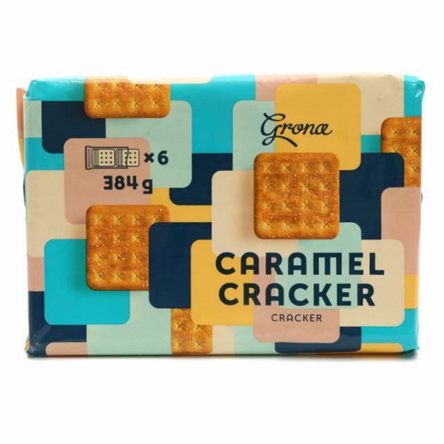 BÁNH QUY GRONA CARAMEL CRACKER 384G