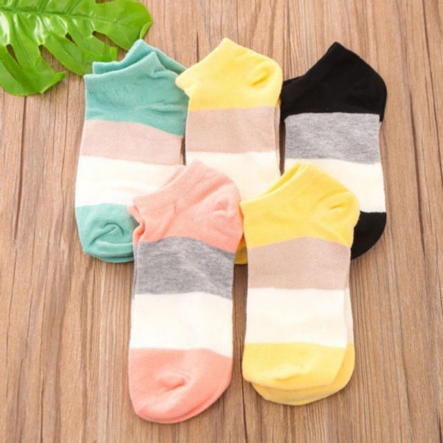 [Xả kho] Hộp 5 Đôi Tất Nữ Muji Nhật Cao Cấp