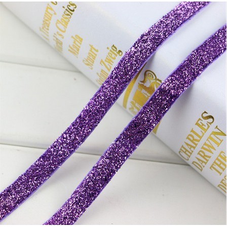 5 /50yards 3/8&quot;(10mm) Cuộn Dây Ruy Băng Nhung Kim Tuyến Thắt Nơ Gói Quà Giáng Sinh