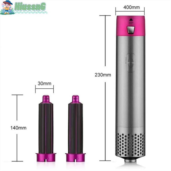 Bộ Lược Chải Tạo Kiểu Tóc 5 Trong 1 Đa Năng