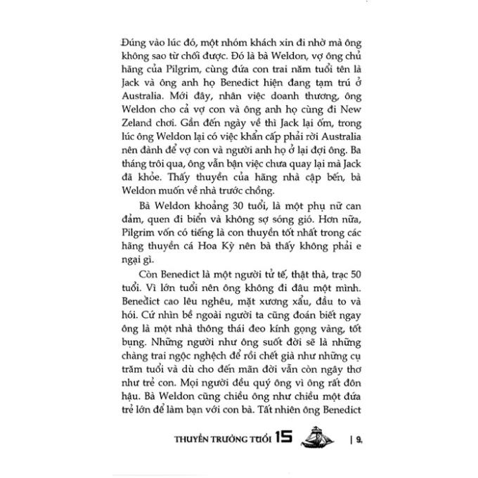 Tiểu thuyết - Thuyền trưởng tuổi 15 - Tác giả Jules Verne - Huy Hoàng