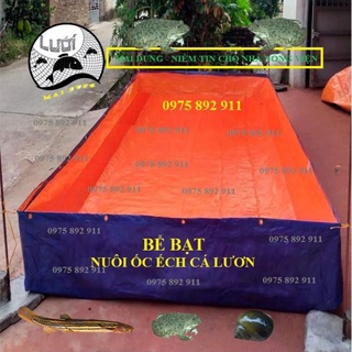 BỂ BẠT NUÔI ỐC ẾCH CÁ LƯƠN - 4x2x1