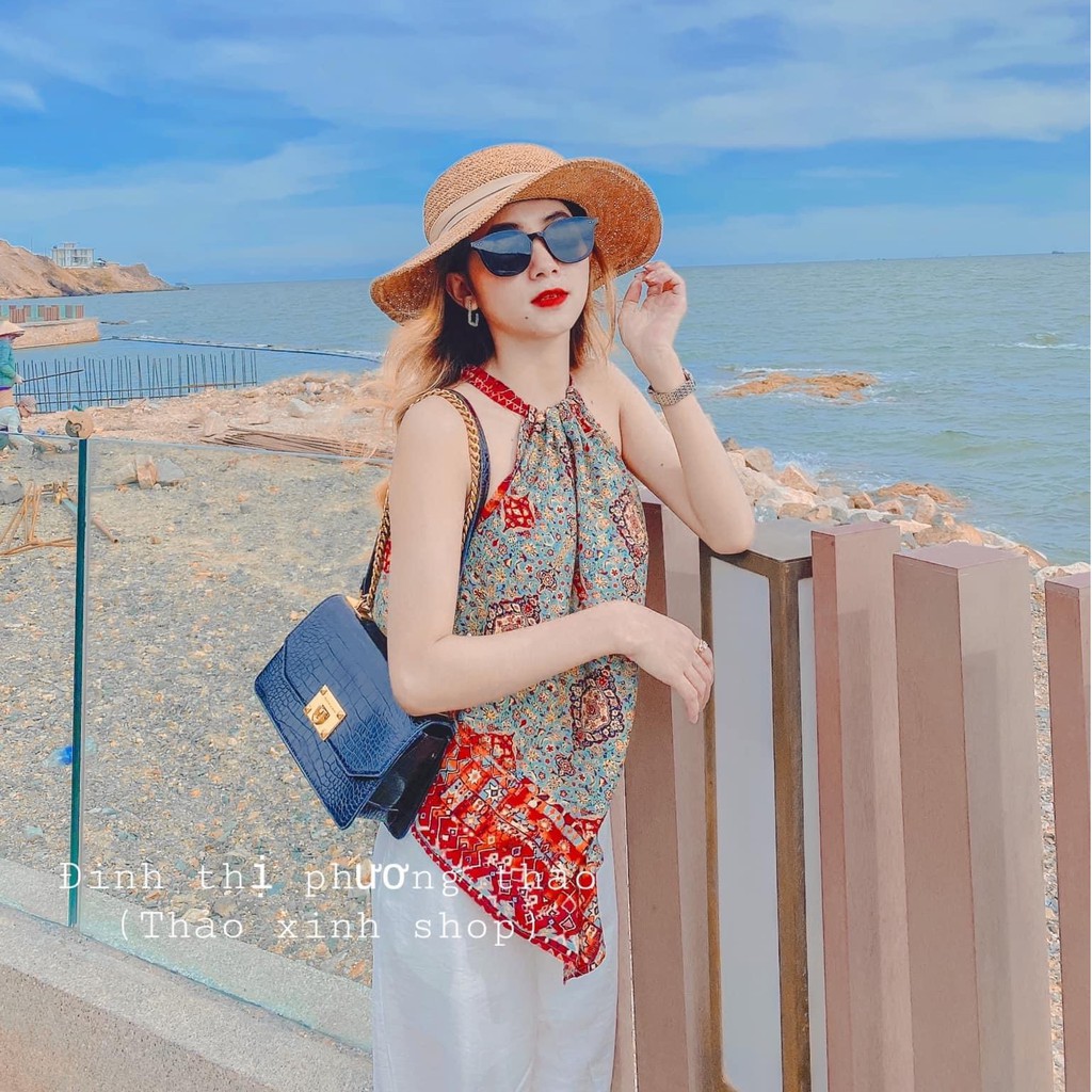 Sét Yếm Thổ Cẩm Đi Biển Họa Tiết Cực Hot | BigBuy360 - bigbuy360.vn