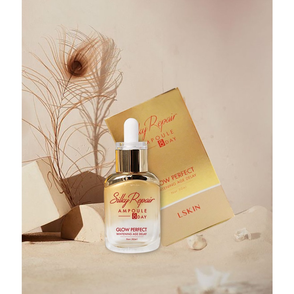 Combo Huyết thanh tơ tầm - Serum Lodas Skin Kết Hợp Sữa rữa mặt tầng sâu