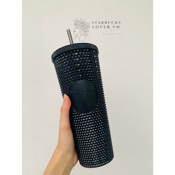 |CHÍNH HÃNG| LY STARBUCKS SHINE BLACK SIZE KHỦNG 710ml