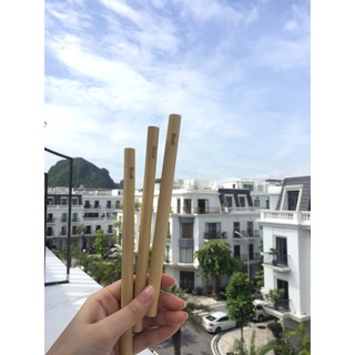Set 8 ống hút tre ecoli - loại 1