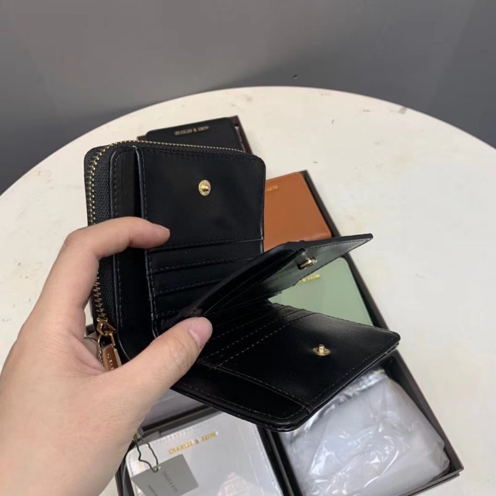 Ví Cnk23 CK6- Dạng Gập Có Khóa Kéo Thời Trang Dành Cho Nữ10770420