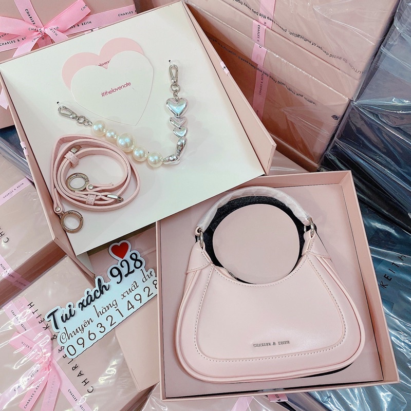 (Đủ 3 màu) Túi CK ngọc hộp nơ hồng mới nhất 2022 fullbox