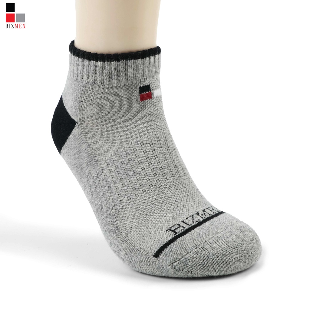 Tất nam thể thao xù siêu dày cổ trung cotton công nghệ Nano bạc kháng khuẩn khử mùi Bizmen – BSC16.02