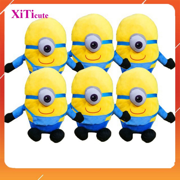 Gối ôm thú nhồi bông MINION siêu to dùng để làm gối ôm, quà tặng người thương, đồ chơi hoặc vật trang trí trong nhà