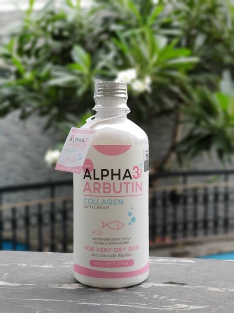 Kem tắm tích hợp dưỡng chất nuôi dưỡng da Alpha Arbutin Collagen Plus 3+