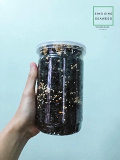 Rong biển chấy dầu gấc (trẻ em rất thích)