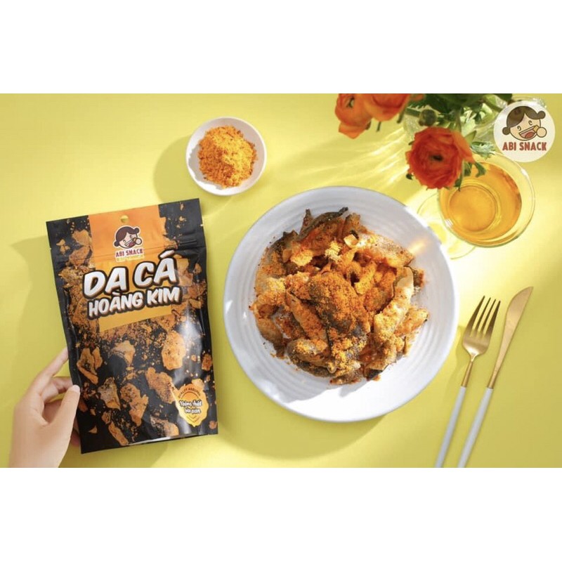 [SẴN SLL][FREE SHIP đơn 50k] DA CÁ HOÀNG KIM VỊ TRỨNG MUỐI ABI ĐƠN HÀNG 5 BỊCH BẤT KỲ TẶNG 1 MÓC KHOÁ CUTE