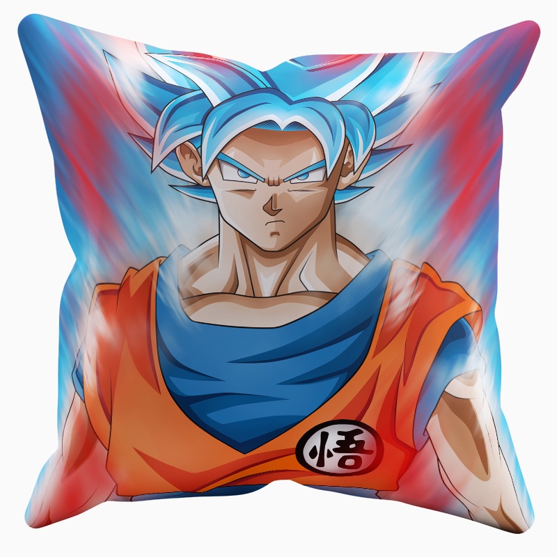 Vỏ Gối Đơn In Hình Goku Dragon Ball Chất Liệu Polyester