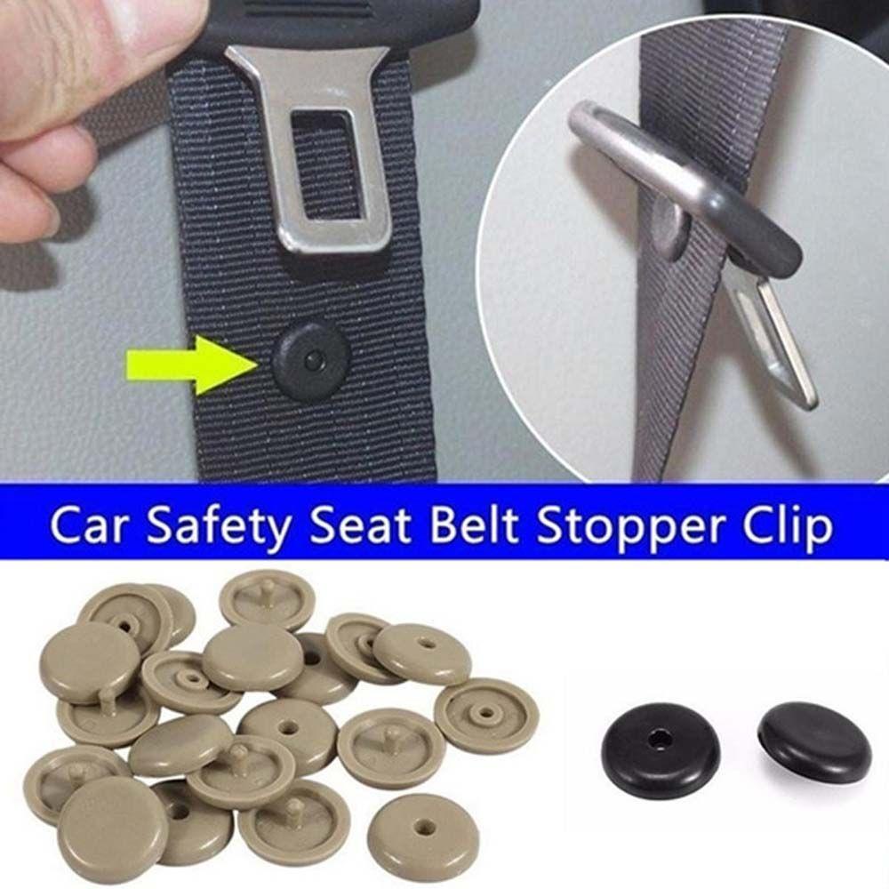 DARNELL Chốt Khóa Dây An Toàn Xe Hơi Bằng Nhựa Màu Đen