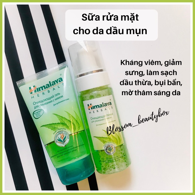 Sữa rửa mặt lá neem Himalaya herbals Nga