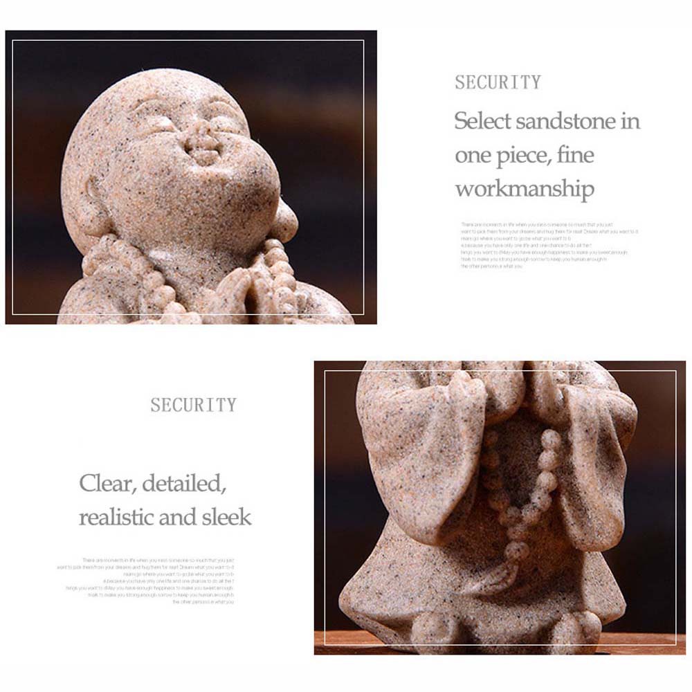 EPOCH Tượng Chú Tiểu Dễ Thương Dùng Để Trang Trí