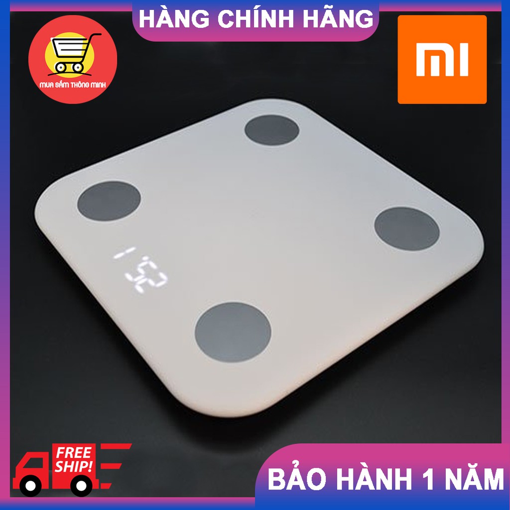 Cân điện tử thông minh Xiaomi Body Fat Scale 2 Universal – Đo 13 chỉ số cơ thể - Kiểm soát cân nặng – HÀNG CHÍNH HÃNG