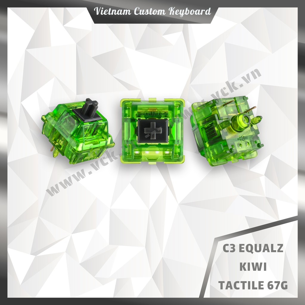 thumbnail image 2 of C3 Equalz Tangerine Linear Switches 67g – Hand Lubed & Filmed – 90 Count, Open Box 2 of 4