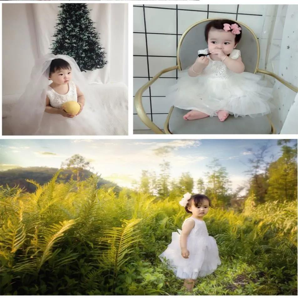 Đầm Công Chúa Phối Lưới Màu Sắc Thời Trang Cho Bé Gái