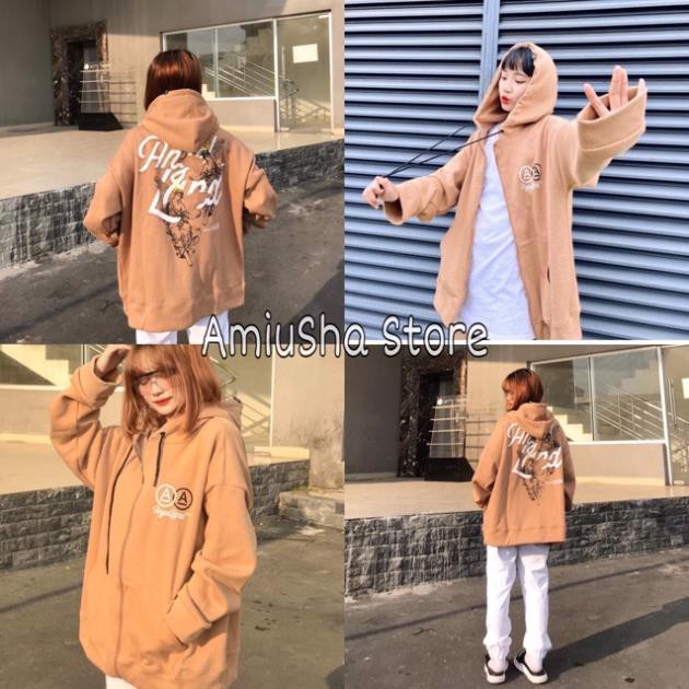 [Mã SRJULY1215 giảm 20K đơn 50K] Áo Khoác Hoodie Nỉ Ngoại ANGEL LAND Có Giây Kéo (Ảnh Thật) | BigBuy360 - bigbuy360.vn