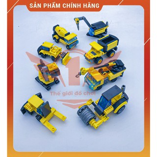 Hộp lẻ Xe tải hạng nặng 1806 - Đồ chơi xếp hình lego Qman