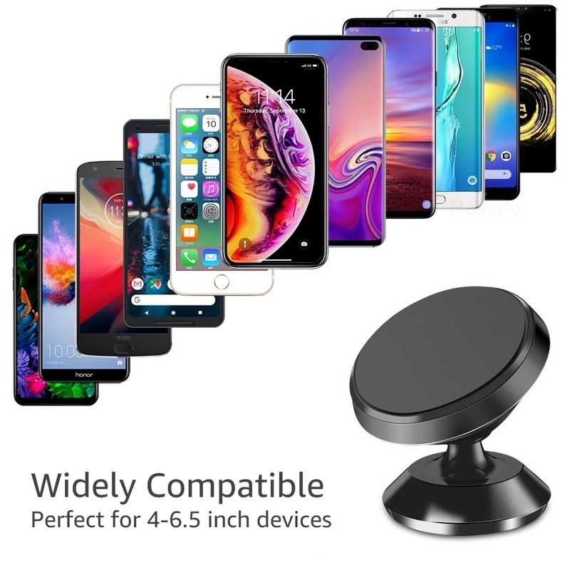 🍁𝐅𝐑𝐄𝐄𝐒𝐇𝐈𝐏🍁 Giá Đỡ Điện Thoại Trên Ô Tô Nam Châm Xoay 360 Độ Cao Cấp Nhỏ Gọn Tiện Lợi