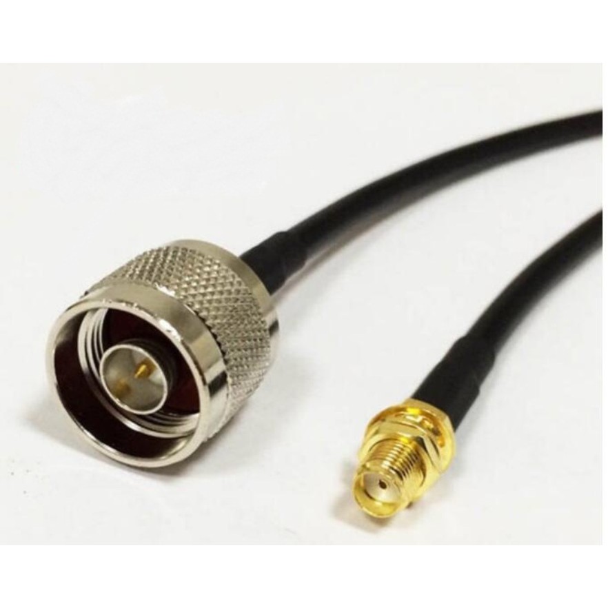 Đầu jack N Male đực kim thẳng dùng cho cáp đồng trục rg174 rg316 rg58 rg59 rg142 rg213 rg400 RG402 v.v.