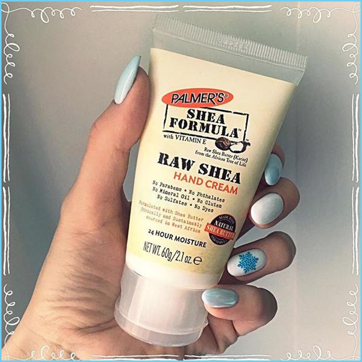 [ CHĂM SÓC DA TAY CHÍNH HÃNG MỸ] Kem Dưỡng Da Tay Giữ Ẩm Bơ Hạt Mỡ Palmer’s Raw Shea Hand Cream Tuýp 60Gr