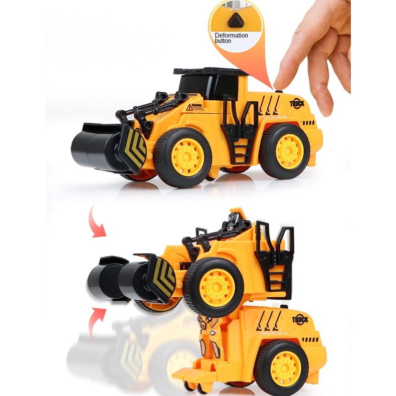 Đồ chơi robot biến hình một nút bấm cho trẻ em