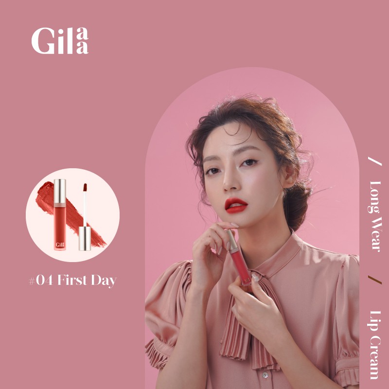 Son kem lì Gilaa long wear lip cream (1.7g) - Minisize