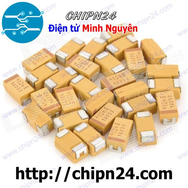 Tụ Tantalum Dán SMD 6032 10uf 25V