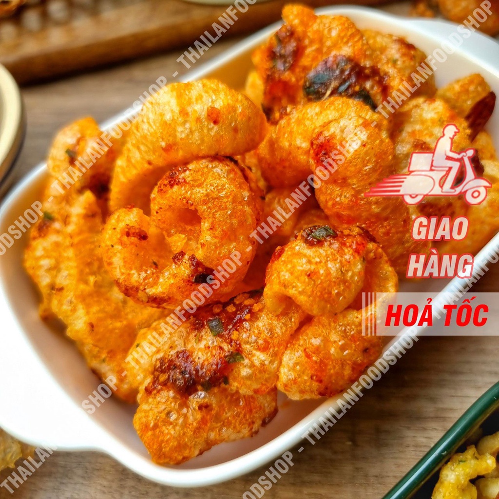 Da Heo Quay Giòn Sốt Mắm Tỏi Lon 130Gram