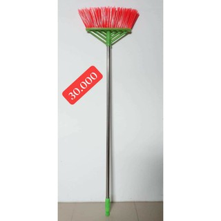 Chổi sợi cước quét nước & chà sàn cán inox set 3 cây
