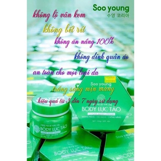 Dưỡng trắng da body lục tảo