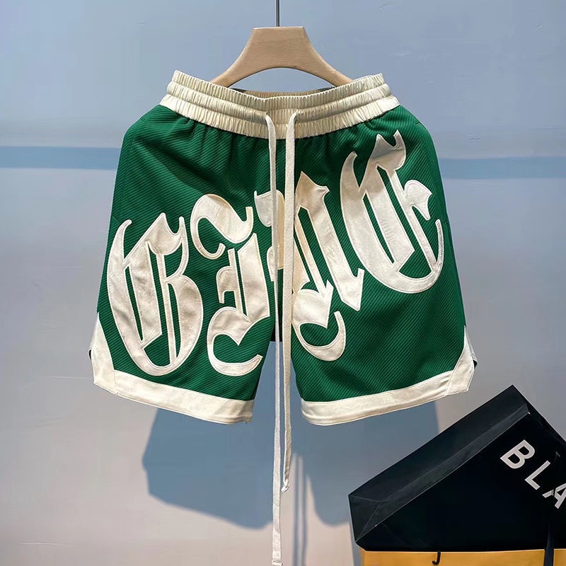 Quần Short Thể Thao Dáng Rộng Phong Cách Hip Hop Đường Phố Cá Tính Cho Nam