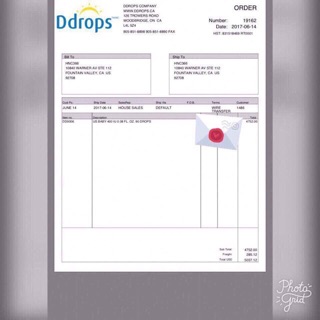 D3 drop dạng giọt