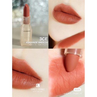 Son Thỏi Lì 3CE Soft Matte Lipstick Warm & Cool -Hazzy Rose- Chill Move - Way Back- Wasmish Move - Orange Brezze