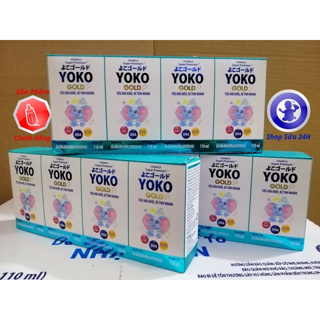 Combo 3 Vỉ Sữa Bột Pha Sẵn YOKO GOLD Loại 110ml