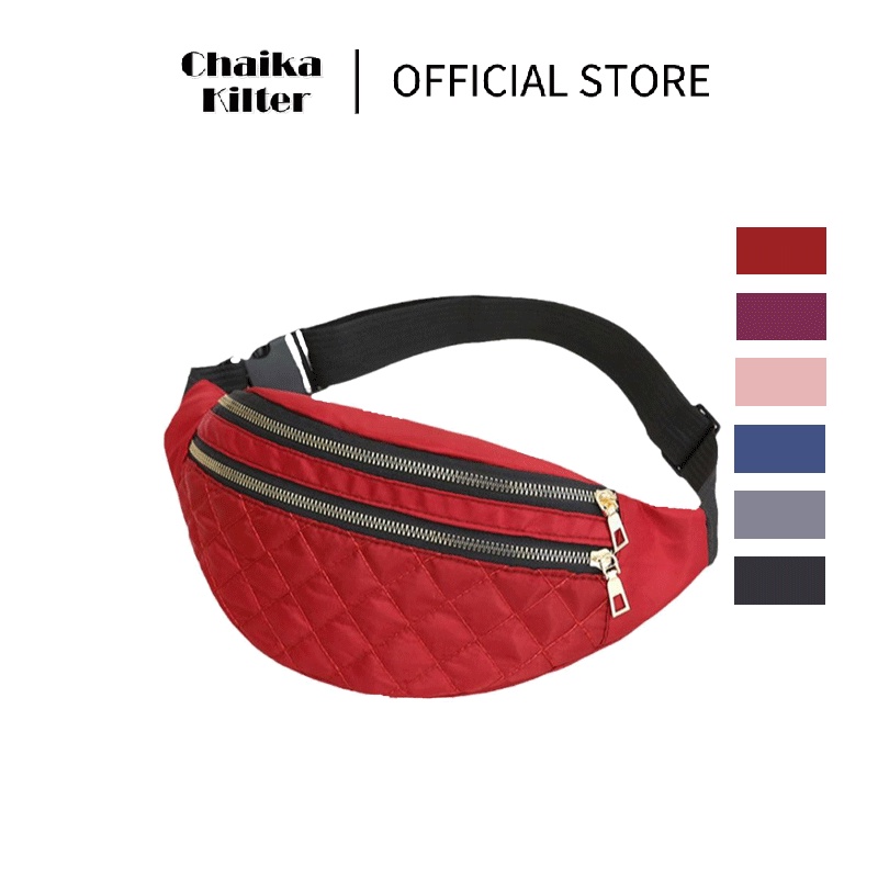Túi đeo chéo ngực CHAIKA KILTER CK805 chất liệu nylon chống thấm nước thời trang cho nữ
