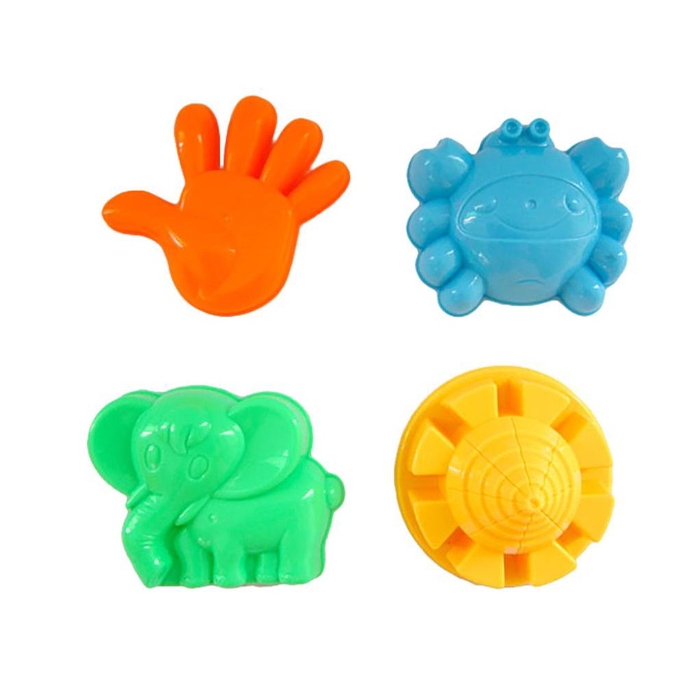 Set 7 món đồ chơi xây lâu đài cát cho bé