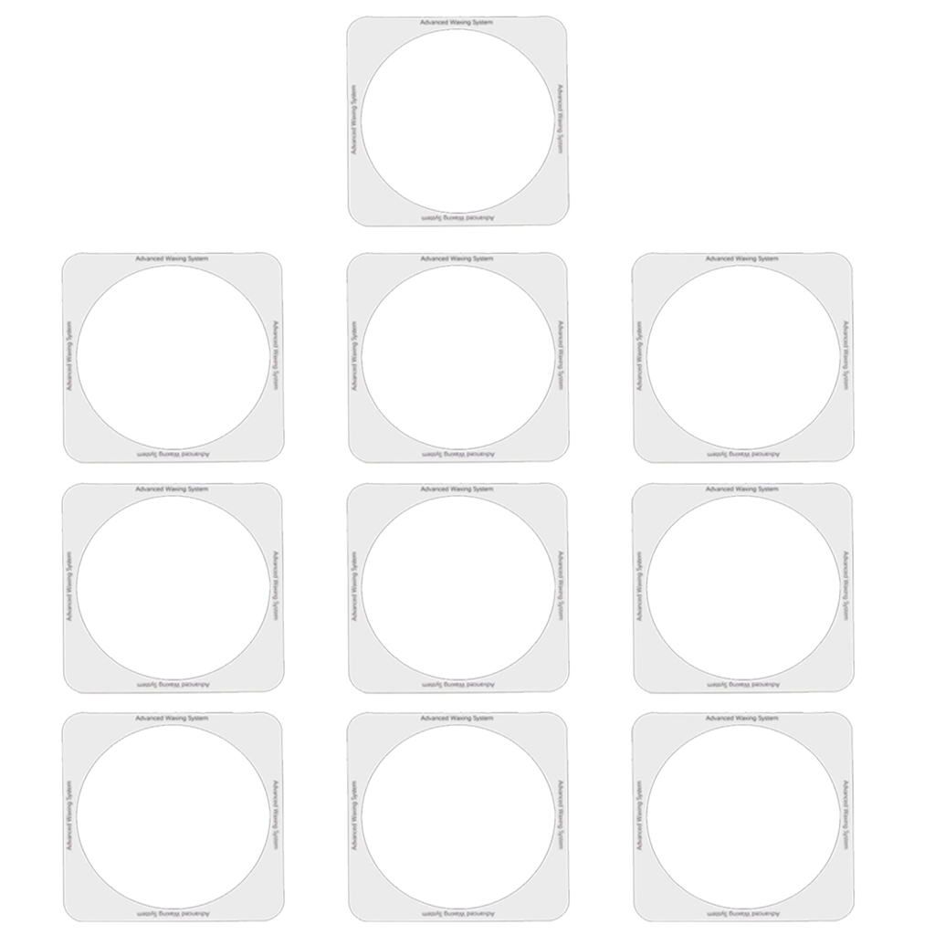 (Hàng Mới Về) Set 10 Vòng Giấy Vuông Làm Nóng Sáp Tiện Dụng | BigBuy360 - bigbuy360.vn