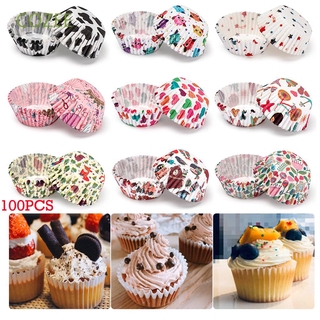 Set 100 Cốc Giấy Làm Bánh Cupcake
