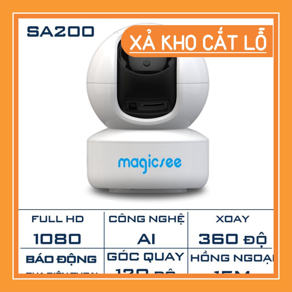 GIÁ HẤP DẪN Camera giám sát không dây wifi Magicsee SA200 Full HD1080 Camera dành cho người Việt GIÁ HẤP DẪN