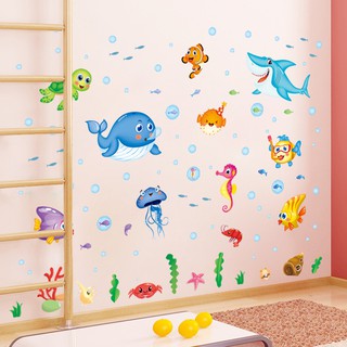 Decal Dán Tường Các Loài Cá Đại Dương 2
