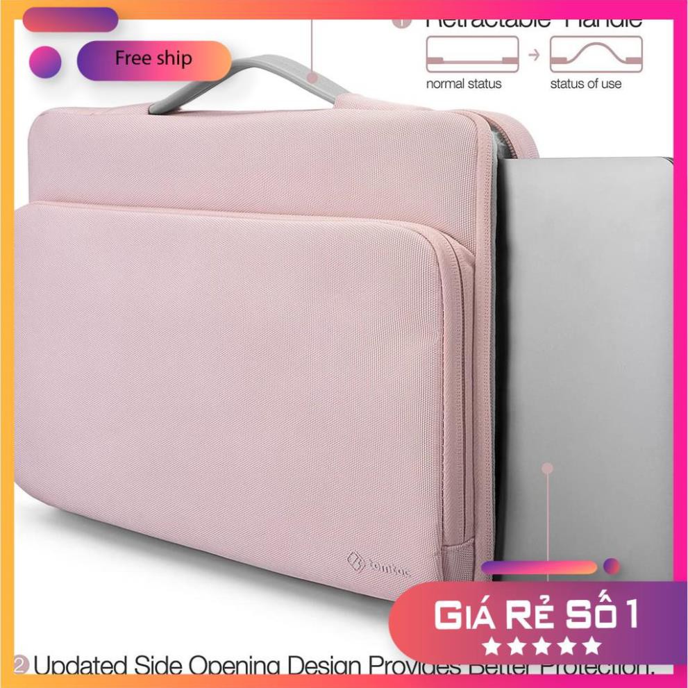 TÚI XÁCH CHỐNG SỐC TOMTOC (USA) BRIEFCASE MACBOOK PRO 13” NEW PINK – A14-B02C